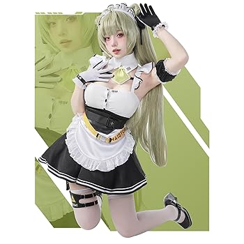 NIKKE ソーダ メイド服+バニー服セット ウィッグ付き Amazon | [Beauty 出品] 勝利の女神:NIKKE ソーダ：トゥインクル